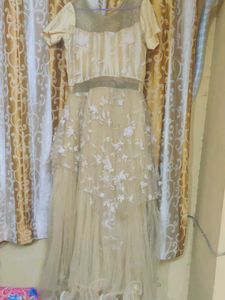 Elegant Cream Gown