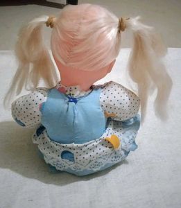 Vintage Cloth Doll with Pigtails