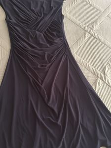 Elegant Navy Ruched Mini Dress
