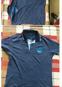 Combo 2 T-shirt (Black,White,Green Colour)&amp; Blue C