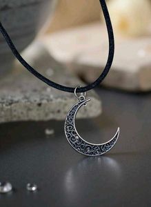 Crescent Moon Pendant Necklace