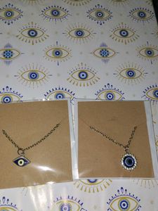 Evil Eye Necklace Set