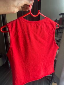 Red Brooklyn Sleeveless Top