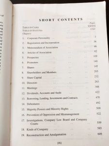 Company Law By Avatar Singh
