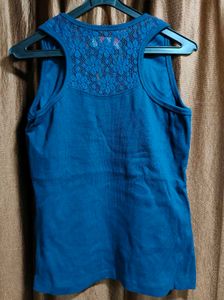 New Cloth Theory Navy Blue Tank Top