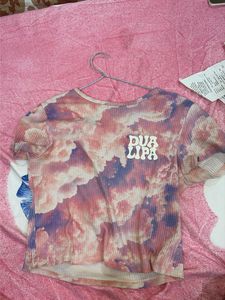 Dua Lipa Cloud Print T-Shirt