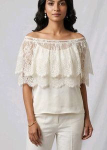 Elegant Off-Shoulder Lace Top