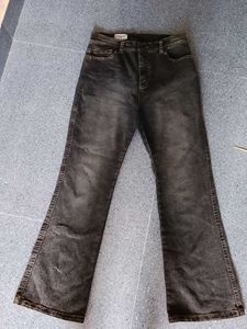 Women's Black Flared Jeans