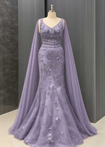 Stunning Lavender Embellished Gown