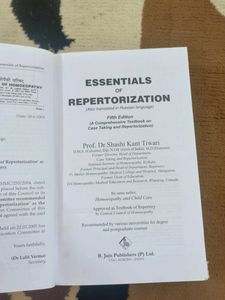 Essentials of Repertorization - Fifth Edition