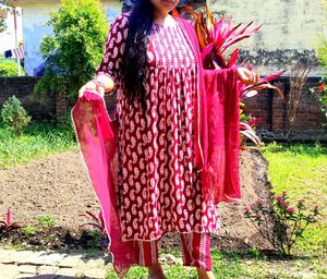 (Deal Of The day)Alia Cut Kurti Set Beautiful