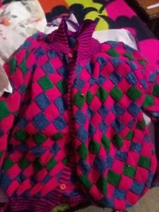 Colorful Knit Cardigan