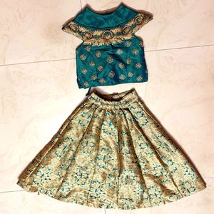 Girls blue lehenga