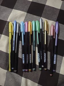 Set of 12 Glitter Pens