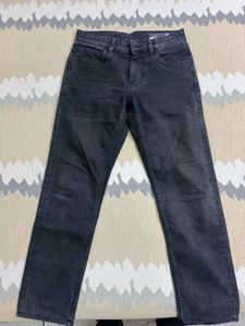 U.S. Polo Denim Men's Black Wash Straight Fit