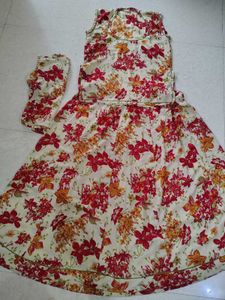 Vibrant Floral Print Blouse