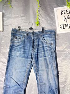 Men's Blue Wash Jeans