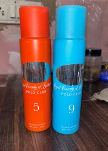 Polo Club Deodorant Sprays - 5 & 9(pick any)