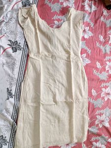 Cream Kurta For Women