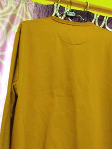 Mustard Pullover Sweatshirt