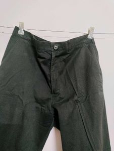 Black Men's Cotton Chinos