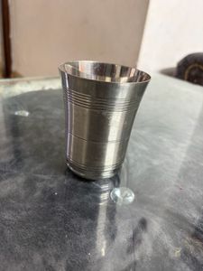 set of 10 steel glass