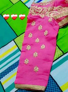 Pink &amp; Gold Pakistani Kurte With Dupatta