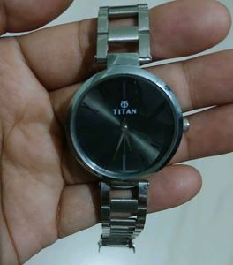 Titan  watch siver