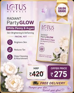 Lotus Herbals Radiant Party Glow Facial Kit