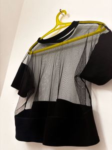 Sheer Mesh T-Shirt