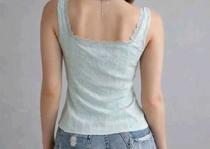 Chic Lace Trim Cami Top
