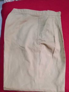 MENS BEIGE PATTAN SET Shirt and Pants