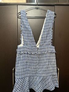 Zara Tweed Pinafore Dress