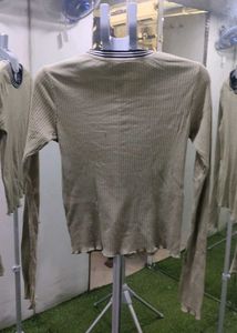 Ribbed Long Sleeve Top