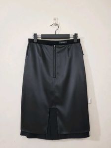 High Waist Black Skirt