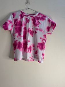Vibrant Pink Tie-Dye T-Shirt
