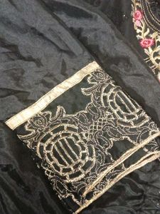 Embellished Black Kurta with Pants
