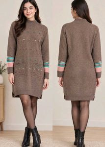 Cozy Knit Sweater Dress