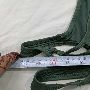 ⭐ Olive Green Strappy Bikini Bottom
