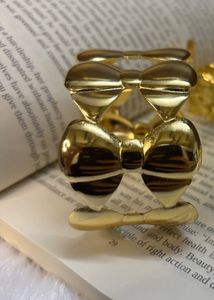 Vintage Gold Bow handcuff