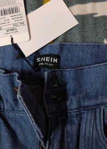 High-Waisted Wide-Leg Denim Jeans