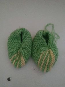 Cute Knitted Baby Booties