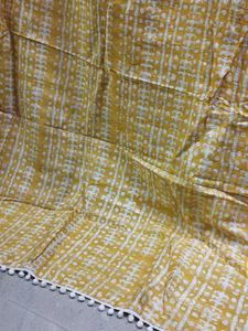 Yellow Printed Dupatta
