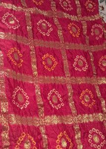 Elegant Red Bandhani Kurta 💃💃