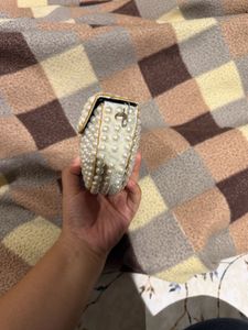 Elegant Beaded Clutch Bag