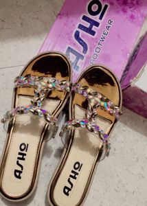 Sparkly Embellished Platform Sandals