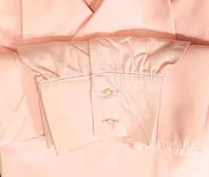 Elegant Peach Collared Blouse