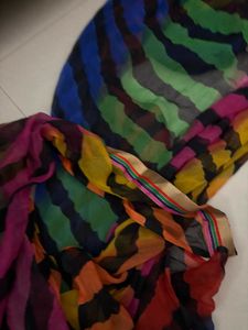 Vibrant Striped dupatta