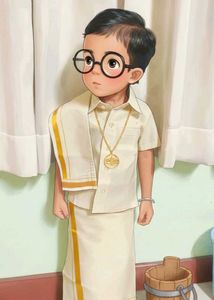 Toddler dhoti set