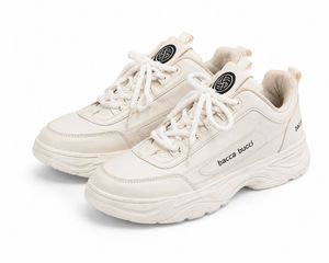 Cream Platform Sneakers(new with box)